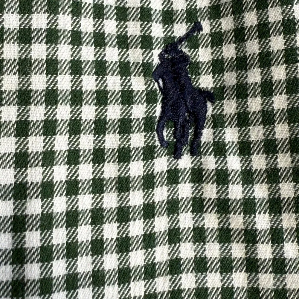 Ralph Lauren Boys XL 18-20 Button Down Shirt Bundle Gingham Grey 3 Pack EUC